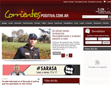 Tablet Screenshot of corrientespositiva.com.ar